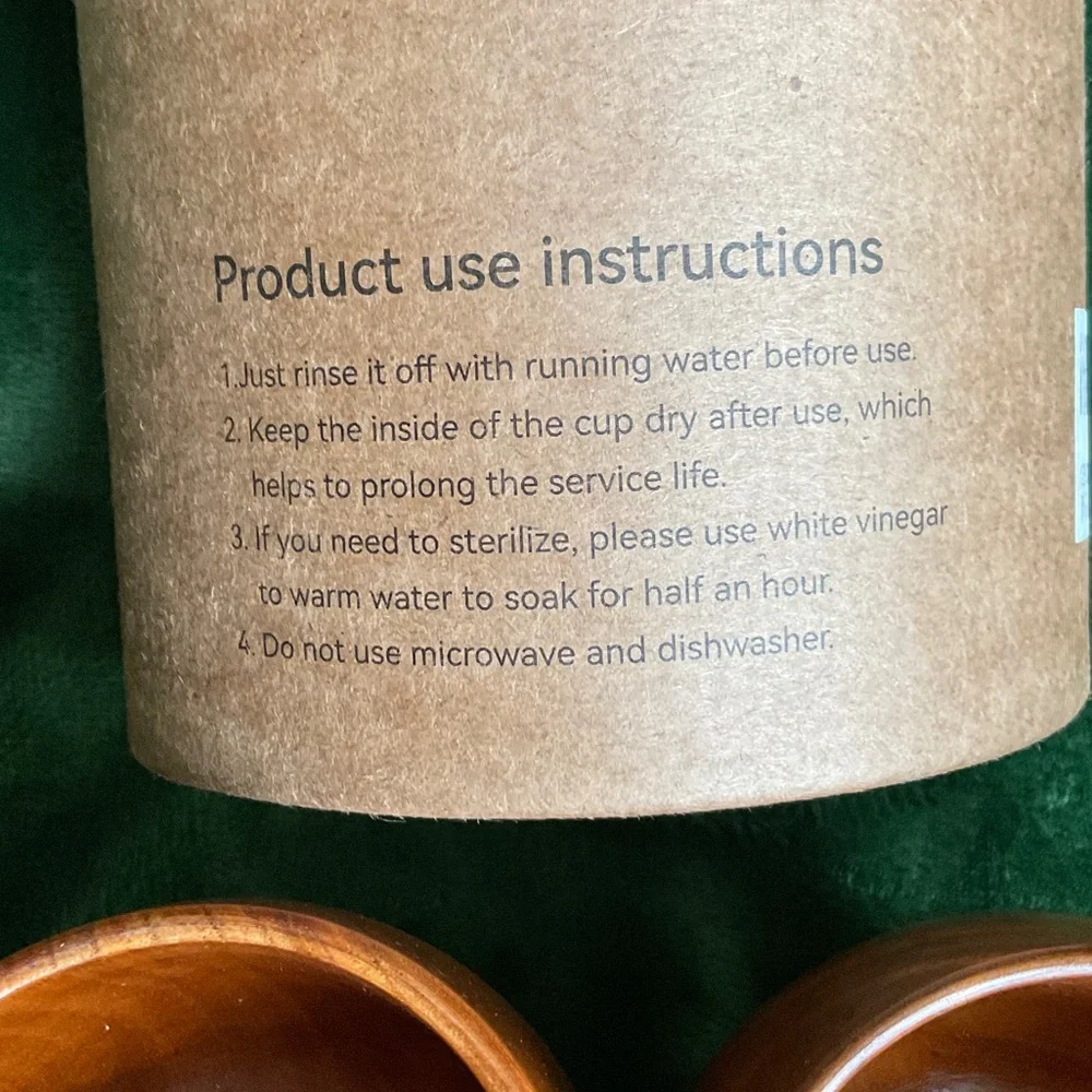 Genuine Wooden Whiskey Cup Set with Accessories